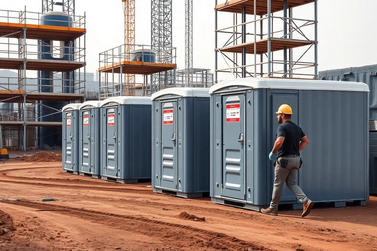 Construction Site Toilet Rentals from BoldRiver Portable Toilets