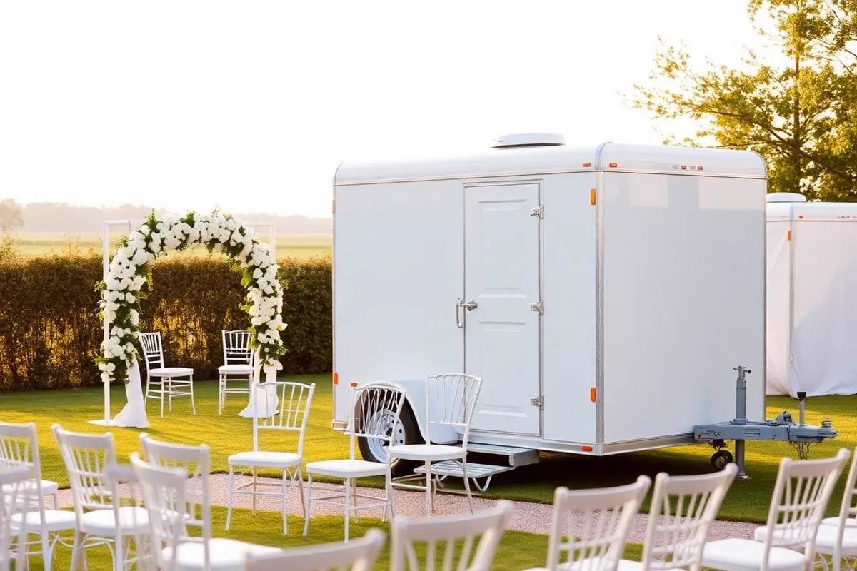 Wedding Restroom Rentals from BoldRiver Portable Toilets